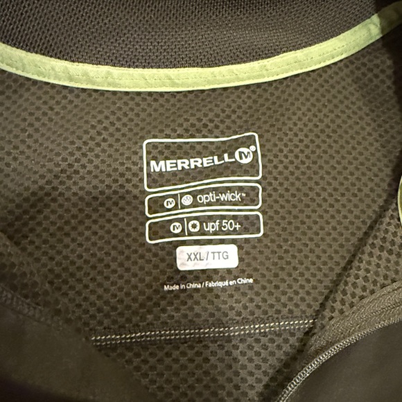 Merrell Men’s UPF 50 Opti-Wick Polo Size XXL - Picture 2 of 4